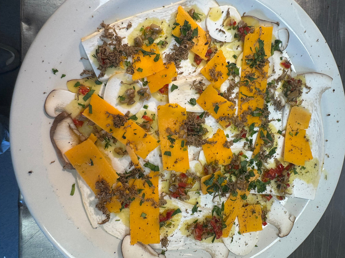 King Oyster Mushroom Carpaccio