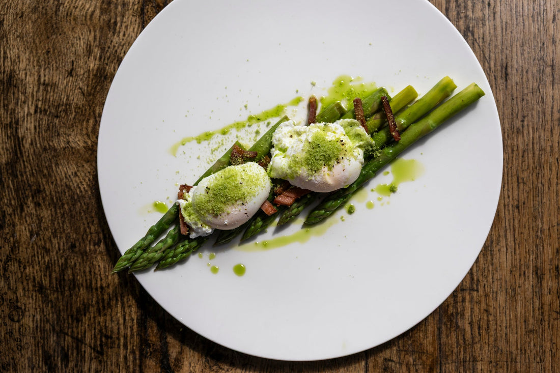 English Asparagus with Poached Eggs