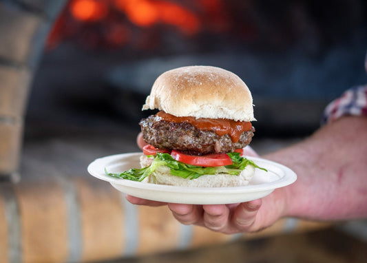 Burgers & Bubbly in the Wine Lodge