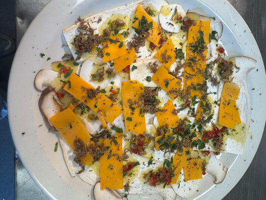 King Oyster Mushroom Carpaccio
