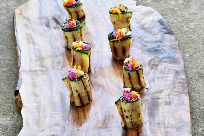 Chargrilled Courgette Cannelloni
